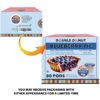 Blueberry Coffee in Single Serve Pods, Flavored Hot or Iced Coffee For the Keurig K Cups Coffee Brewer, from Double Donut, 80 Cups