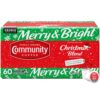 Community Coffee Christmas Blend 60 Count Coffee Pods, Medium Roast, Compatible with Keurig 2.0 K-Cup Brewers