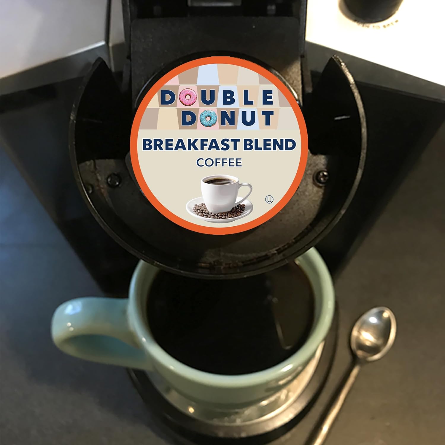 Double Donut Coffee Breakfast Blend Coffee Pods, Light Roast Coffee in Recyclable Single-Serve Pods for Keurig K Cups Brewer Machines, 80 Count Bulk Pack 6 Double Donut Coffee Breakfast Blend Coffee Pods, Light Roast Coffee in Recyclable Single-Serve Pods for Keurig K Cups Brewer Machines, 80 Count Bulk Pack, original version