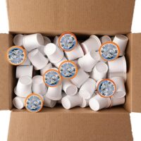 Fresh Roasted Coffee, Fair Trade Organic Black Knight Water-Processed Decaf, Dark Roast, Kosher | 96 Pods for K Cup Brewers