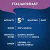 Lavazza Italian Roast Ground Coffee 6 Bags of 12oz, Dark Roast, Strong and Bold Taste, Intensity 5/5, 100% Arabica, Ideal for Drip Brewers, (Pack of 6)