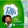 Puffs Plus Lotion Facial Tissues, 24 Family Boxes, 124 Tissues Per Box