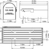 Architectural MAILBOXES Ironside Large Capacity Galvanized Steel black, Post-Mount Mailbox, MB801BAM, Metal, Black