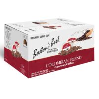 Boston’s Best Coffee - Colombian Blend Coffee, Delectable Gourmet Coffee, Bold Medium Roast Coffee Compatible with Keurig® Coffee Maker, 1 Count (80 Single Serve Cups)