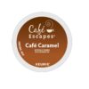 Cafe Escapes Cafe Caramel, Keurig Single-Serve K-Cup Coffee Pods, 96 Count (4 Packs of 24)