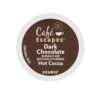 Cafe Escapes, Dark Chocolate Hot Cocoa, Single-Serve Keurig K-Cup Coffee Pods, 72 Count (3 Boxes of 24 Pods)