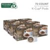 Cafe Escapes Milk Chocolate Hot Cocoa Keurig Single-Serve K-Cup Coffee Pods, 72 Count (6 Packs of 12)