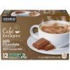 Cafe Escapes Milk Chocolate Hot Cocoa Keurig Single-Serve K-Cup Coffee Pods, 72 Count (6 Packs of 12)