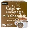 Cafe Escapes Milk Chocolate Hot Cocoa Keurig Single-Serve K-Cup Coffee Pods, 96 Count (4 Packs of 24)
