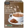 Cafe Escapes Milk Chocolate Hot Cocoa Keurig Single-Serve K-Cup Coffee Pods, 96 Count (4 Packs of 24)