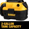 DEWALT 20V MAX Wet/Dry Vacuum, Cordless and Corded, Versatile Power Source, Portable Shop Vacuum, Tool Only (DCV581H) DEWALT 20V MAX Wet/Dry Vacuum, Cordless and Corded, Versatile Power Source, Portable Shop Vacuum, Tool Only (DCV581H)