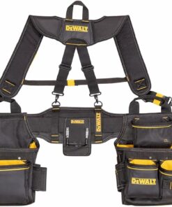 DEWALT Professional Tool Belt Organizer With Suspenders and 25 Pockets, Heavy Duty Construction (DWST540602)