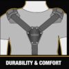 DEWALT Professional Tool Belt Organizer With Suspenders and 25 Pockets, Heavy Duty Construction (DWST540602) DEWALT Professional Tool Belt Organizer With Suspenders and 25 Pockets, Heavy Duty Construction (DWST540602)