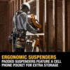 DEWALT Professional Tool Belt Organizer With Suspenders and 25 Pockets, Heavy Duty Construction (DWST540602) DEWALT Professional Tool Belt Organizer With Suspenders and 25 Pockets, Heavy Duty Construction (DWST540602)