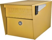 Mail Boss 7583 Mail Manager Curbside Locking Security Mailbox, Marigold