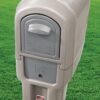 Step2 MailMaster Plus Mailbox & Post, Weather Resistant, Large Outdoor Mailboxes, Made of Durable Plastic, Easy to Install, Flag Included, Stone Gray Step2 MailMaster Plus Mailbox & Post, Weather Resistant, Large Outdoor Mailboxes, Made of Durable Plastic, Easy to Install, Flag Included, Stone Gray