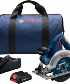 BOSCH CCS180-B15 18V 6-1/2 In. Blade-Left Circular Saw Kit with (1) CORE18V 4 Ah Advanced Power Battery