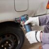 BOSCH GWG12V-20SN 12V Max 1/4 In. Right Angle Die Grinder - Compact & Lightweight for Metalworking, Automotive Repair & Construction