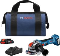 BOSCH GWX18V-8B15 18V X-LOCK Brushless 4-1/2 In. Angle Grinder Kit with (1) CORE18V® 4 Ah Advanced Power Battery