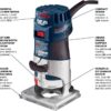 BOSCH PR20EVS Router Tool, 1 Horsepower 5.6 Amp Electronic Variable Speed Palm Router