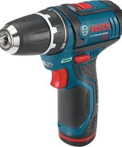 BOSCH PS31-2A 12V Max 3/8 Inch Drill/Driver Kit with (2) 2 Ah Batteries and Charger, Variable Speed