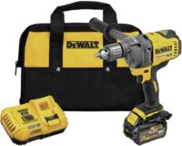 DEWALT DCD130T1 FLEXVOLT 60V MAX Cordless Brushless 1/2 in. Concrete Mud Mixer/Drill with E-Clutch and (1) FLEXVOLT 6.0Ah Battery