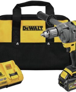 DEWALT DCD130T1 FLEXVOLT 60V MAX Cordless Brushless 1/2 in. Concrete Mud Mixer/Drill with E-Clutch and (1) FLEXVOLT 6.0Ah Battery