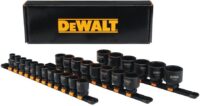 DEWALT DWMT19243 1/2 in. Drive Metric Impact Socket Set (26-Piece)