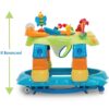 Delta Children Lil Play Station 4-in-1 Activity Walker - Rocker, Activity Center, Bouncer, Walker - Adjustable Seat Height - Fun Toys for Baby, Blue Delta Children Lil Play Station 4-in-1 Activity Walker - Rocker, Activity Center, Bouncer, Walker - Adjustable Seat Height - Fun Toys for Baby, Blue