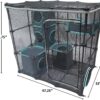 Kitty City Outdoor Catio Furniture and Play Kits for Cats, Outdoor Mega Kit
