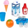 Little Tikes First Fridge Refrigerator with Ice Dispenser Pretend Play Appliance for Kids, Play Kitchen Set