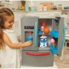 Little Tikes First Fridge Refrigerator with Ice Dispenser Pretend Play Appliance for Kids, Play Kitchen Set