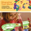 PicassoTiles 108pc 3-in-1 Marble Run Car Race Track Combo Magnetic Tiles PicassoToys Magnet Building Block Educational Construction Toy Playset