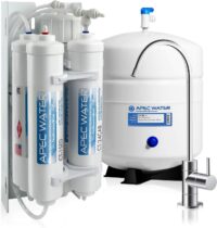 APEC Water RO-QUICK90 Ultimate 4-stage Multi-method Reverse Osmosis Filtration System