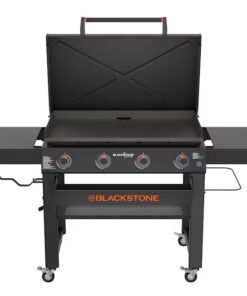 Blackstone 2162 36" Culinary Omnivore Griddle with Hood 4-Burner Liquid Propane Flat Top Grill