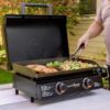 Blackstone 2243 22" Culinary Omnivore Portable Griddle 361-Sq in Black Powder-coated Steel Portable Liquid Propane Grill