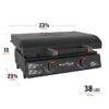Blackstone 2243 22" Culinary Omnivore Portable Griddle 361-Sq in Black Powder-coated Steel Portable Liquid Propane Grill