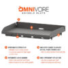 Blackstone 2277 22" Culinary Omnivore X-Frame Griddle 362-Sq in Black Powder-coated Steel Portable Liquid Propane Grill