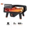 Blackstone 2400 Leggero Tabletop Stainless Steel Hearth Liquid Propane Outdoor Pizza Oven