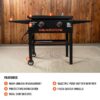 Blackstone 2435 28 in Original Griddle with Hard Cover 2 Burner Liquid Propane Flat Top Grill