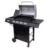 Char-Broil 463365021 Performance Series Black 4-Burner Liquid Propane Gas Grill with 1 Side Burner