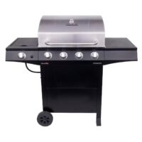 Char-Broil 463365021 Performance Series Black 4-Burner Liquid Propane Gas Grill with 1 Side Burner