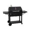 Char-Griller 2190 Legacy 33-in W Black Cart Charcoal Grill