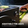 Char-Griller 2190 Legacy 33-in W Black Cart Charcoal Grill