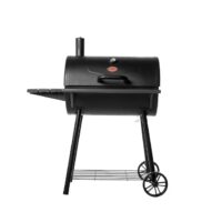 Char-Griller 2525 Super Pro Charcoal Grill 30-in W Black Barrel Charcoal Grill