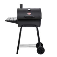 Char-Griller 2623 Wrangler 23-in Black Barrel Charcoal Grill