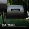 Char-Griller CG30044223 Smokin' Pro Charcoal Grill and Offset Smoker