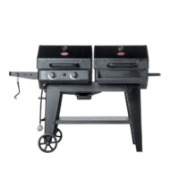 Char-Griller CG30282925 FlexFuel Black Natural Gas and Charcoal Combo Grill