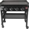 Char-Griller E8936 Flat Iron 4-Burner Liquid Propane Flat Top Grill