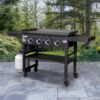 Char-Griller E8936 Flat Iron 4-Burner Liquid Propane Flat Top Grill